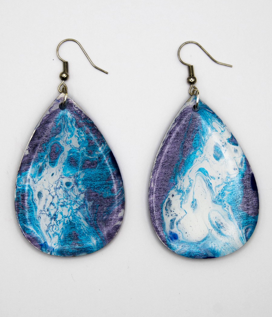 Pendientes de Madera "Aster...
