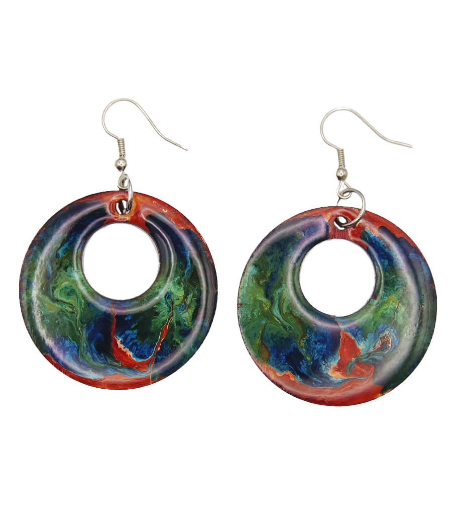 Pendientes SAVIA-Fucsia
